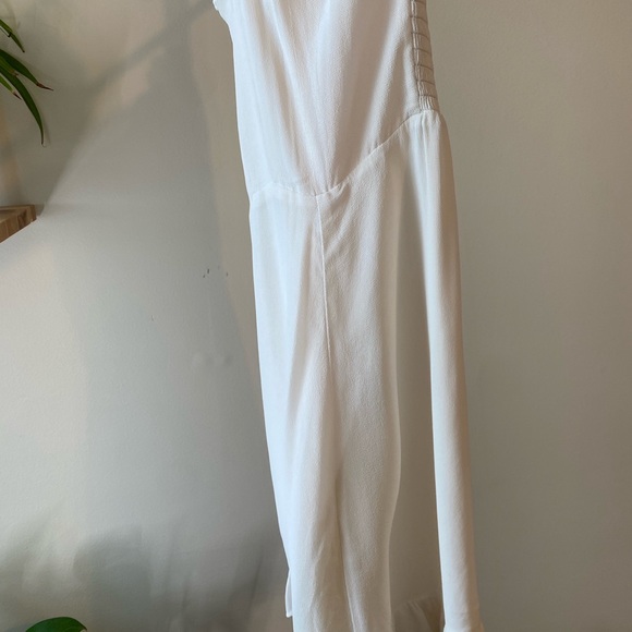 Reformation Christine White Dress Size 4 - Picture 4 of 5
